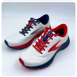 Brooks Launch 7 Running Shoes - 8.5 womens - Red White & Blue